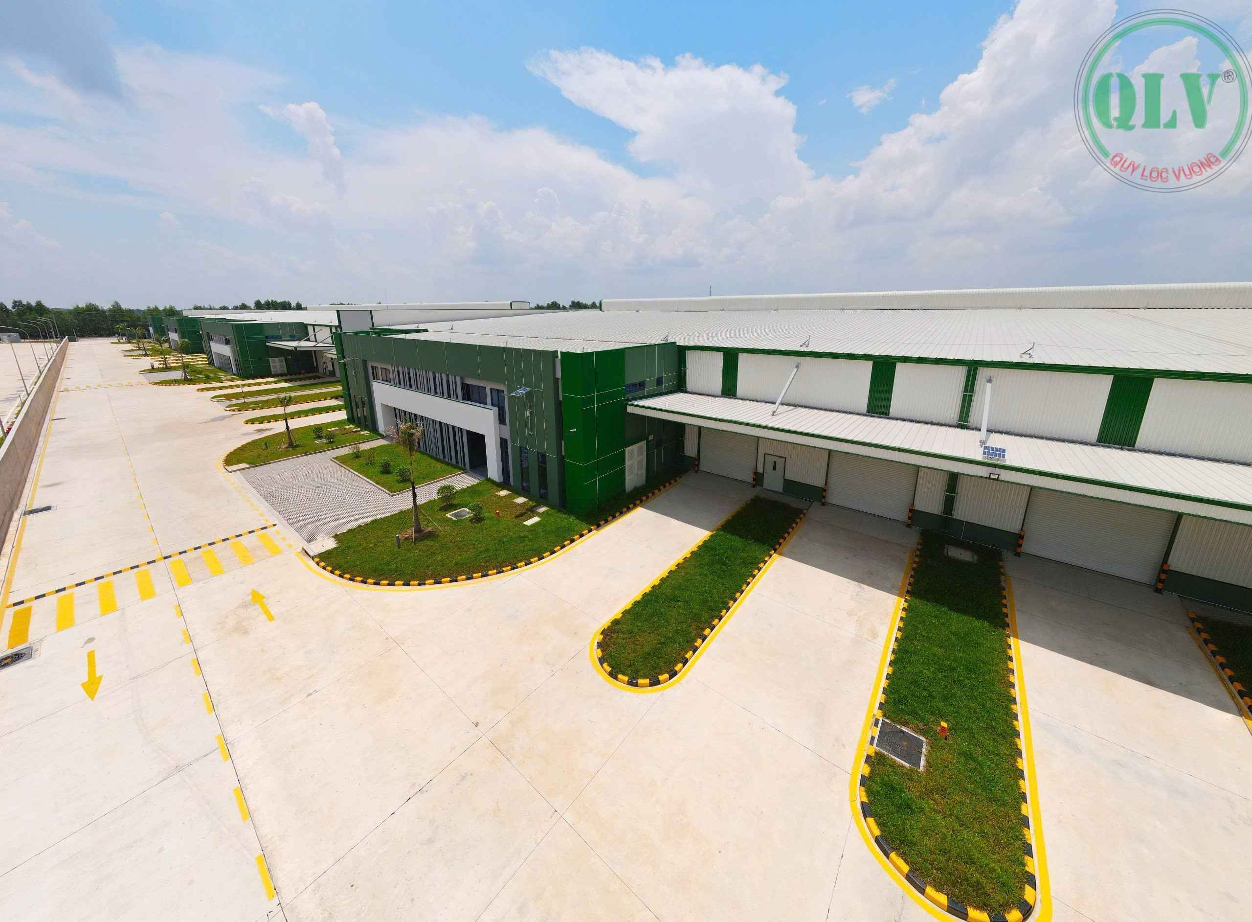 越南厂房出租——质量良好，面积多样，位于隆安省工业园区内