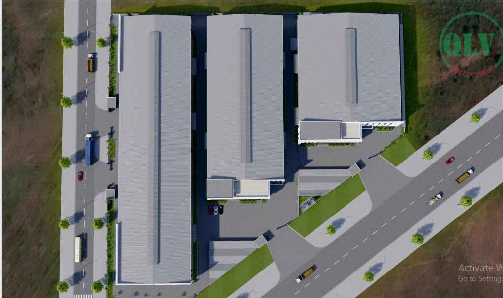 越南工业地产——隆安省工业园区3个优质厂房出租，价格优惠，仅2.8美元/平方米