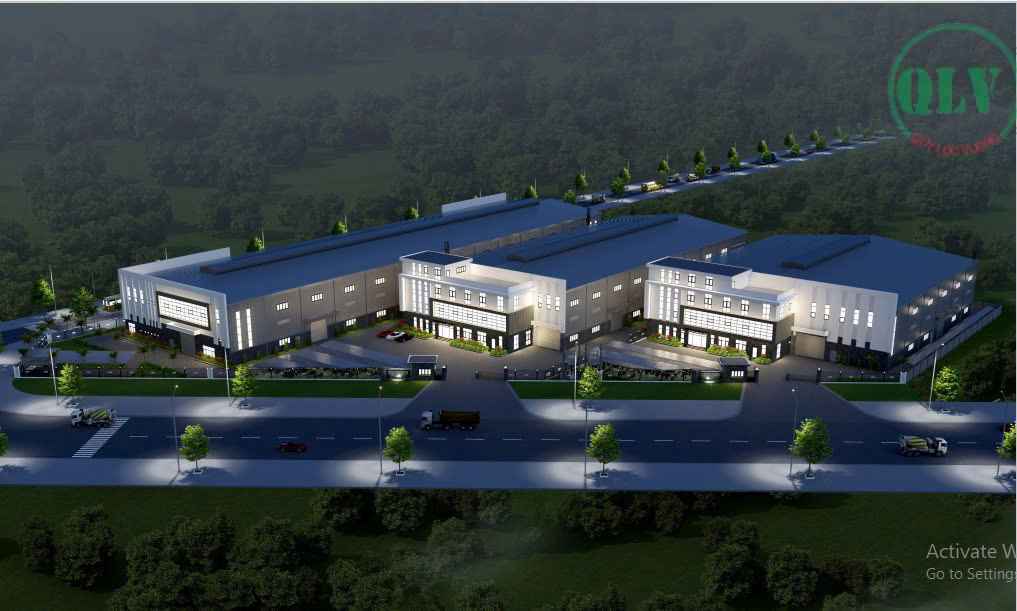 越南工业地产——隆安省工业园区3个优质厂房出租，价格优惠，仅2.8美元/平方米