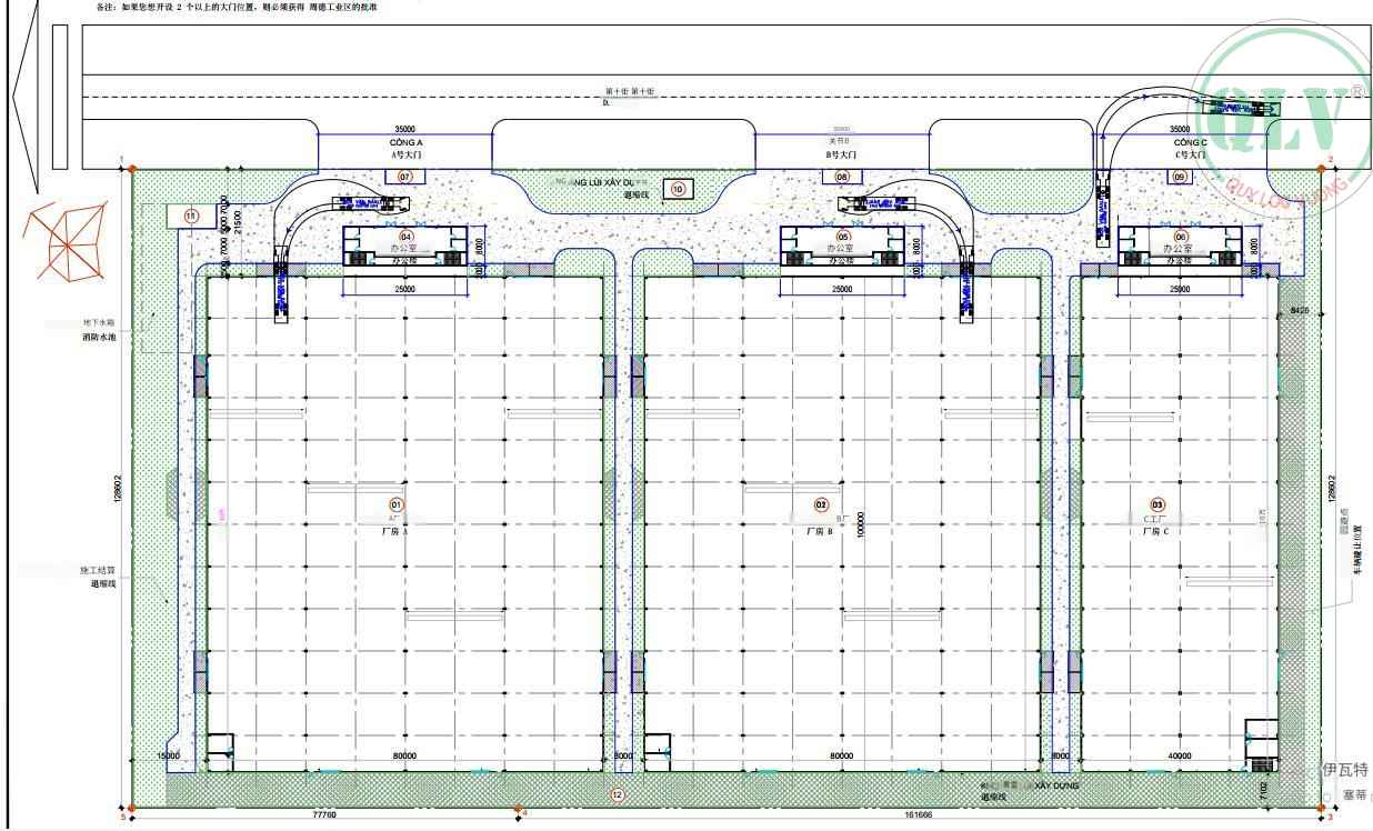 头顿厂房出租，工业园区优质厂房，水电齐全，即刻投入运营