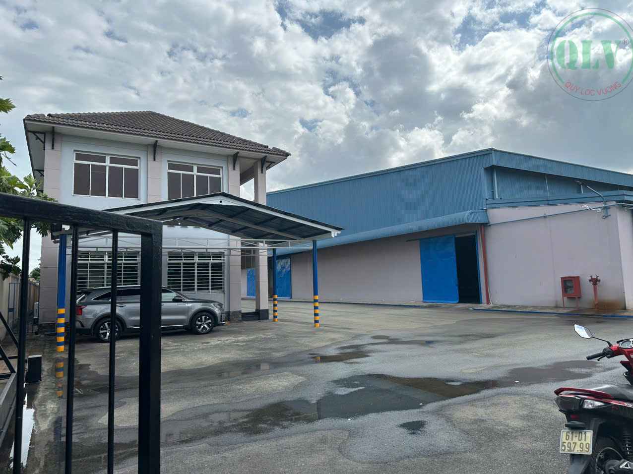 头顿市厂房出租：位于巴地头顿省周德工业区的3500平方米厂房，附带240平方米办公楼