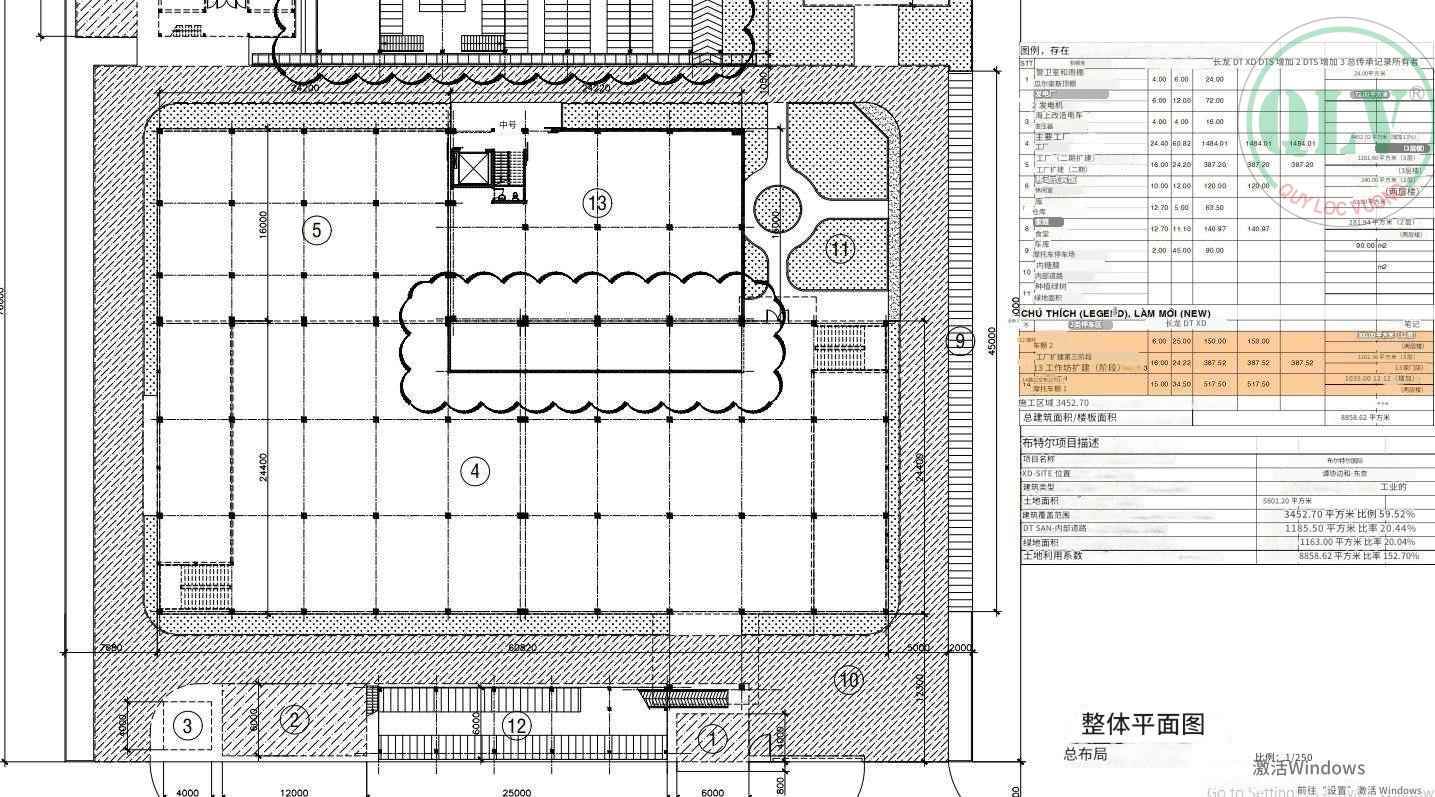 同奈省厂房出租，厂房美观，办公面积宽敞
