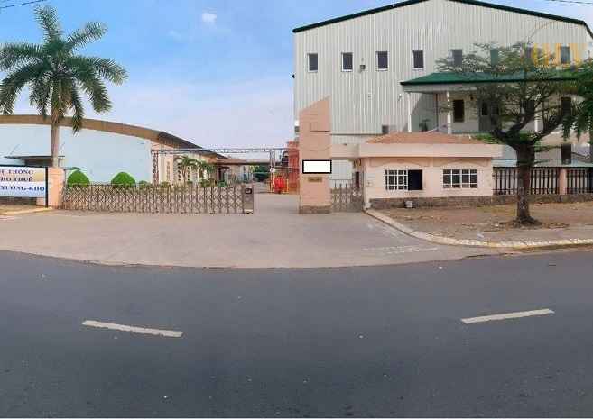 同奈省工厂出租，配有办公区和装卸货平台