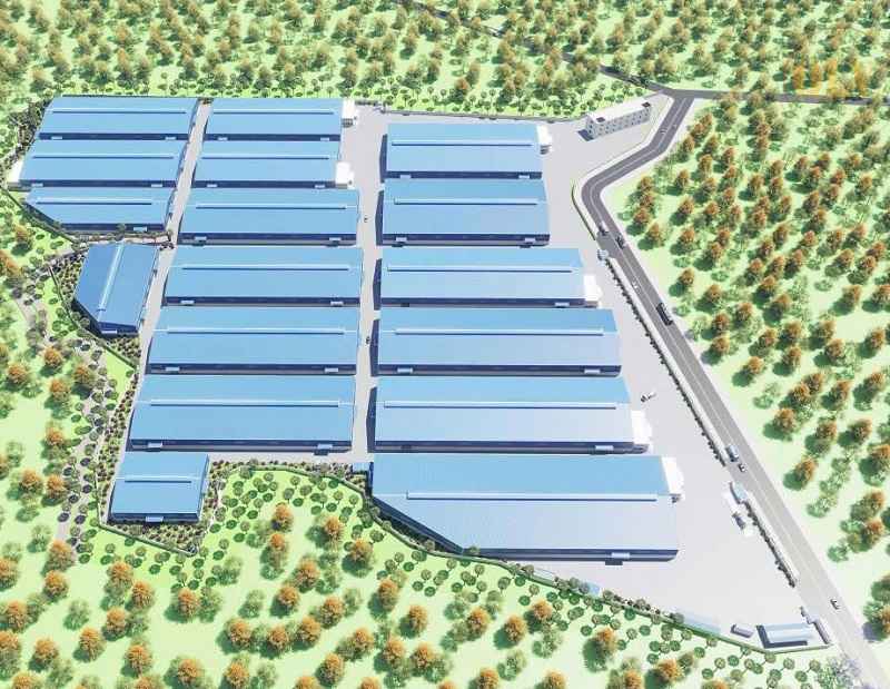 平阳省工厂出租，共17栋厂房，配套设施齐全